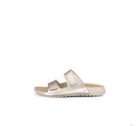 Mules compensées femme Ecco Cozmo Strap - pure white gold 39