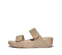 Mules compensées femme FitFlop Lulu Adjustable Beige 42