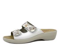 Mules compensées - Femme - FLY FLOT - Simili Cuir - Blanc 40