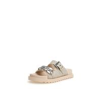 Mules compensées femme Guess Fatema Beige 37
