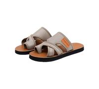 mules compensées femme - Mules plates à entre-doigt femme été, sandales ouvertes avec brides croisées en maille, tongs confortables à enfiler pour plage, maison, vacances et sorties décontractées
