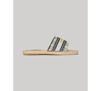 Superdry Sandales Canv Overlay Bleu Femme EU 38