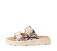 Tamaris Mule femme à talon compensé en cuir beige 39 EU