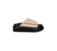 Mules compensÃ©es Vegan Nylon Buffalo Palma Velcro Beige 36