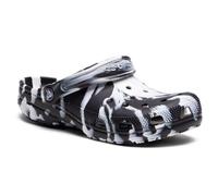 Mules Crocs Classic Marbeld Clog 206867 - Blanc, Noir - 37 1/2