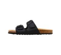 Mules cuir - THE DIVINE FACTORY - Noga Mistral Edge - Noir - Deux brides réglables - Talon plat 41