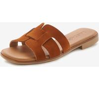 Mules en cuir de qualité - LASCANA - coloris chamois COLORIS CHAMOIS 38