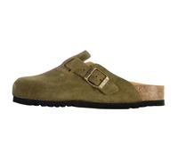 Mules en cuir Scholl Fae - Femme - Vert kaki - Tige en daim - Confort exceptionnel 38