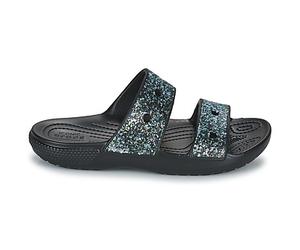 Mules enfant filles Crocs CLASSIC CROCS GLITTER SANDAL K Noir 34 / 35