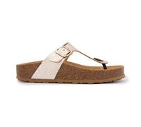 Mules entre doigt doré satinée en cuir Femme I AM 40