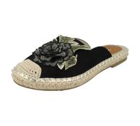 Mules Espadrilles À Fleurs Pour Femmes