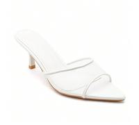 Mules et Escarpins Slingback à Voile de Mesh - L'Audace de la Transparence Une Silhouette Élancée et ModerneLe style architectural de la maison est nouveau, une collection de chaussures et de talons, 