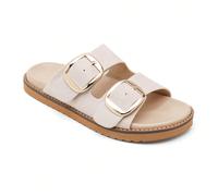 Mules et Plateformes et Double Boucles Dorées Le Compromis Idéal entre Style et Bien-êtreAffirmation d'allure avec nos nouvelles mules doubles brides, maître d'oeuvres journées ensoleillées. Ce modèle