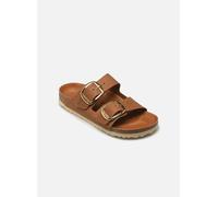 Mules et sabots Birkenstock Arizona Big Buckle Oiled Leather - Narrow pour Femme 40 Marron
