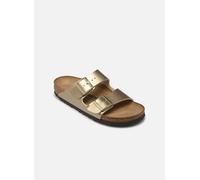 Mules et sabots Birkenstock Arizona Birko Flor - Narrow pour Femme 35 Or et bronze