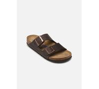Mules et sabots Birkenstock Arizona Leather Oiled - Narrow pour Femme 41 Marron