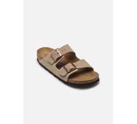 Mules et sabots Birkenstock Arizona Suede - Narrow pour Femme 35 Marron