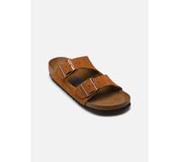 Mules et sabots Birkenstock Arizona Suede - Narrow pour Femme 35 Marron
