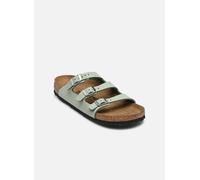 Birkenstock 1030319 Florida Fresh Pure Sage Sandale avec triple boucle en cuir, Sage, 40 EU