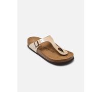Mules et sabots Birkenstock Gizeh Birko Flor - Regular pour Femme 40 Argent