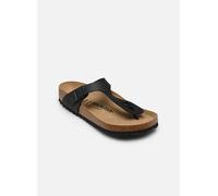 Mules et sabots Birkenstock Gizeh Birko Flor - Regular pour Femme 40 Noir