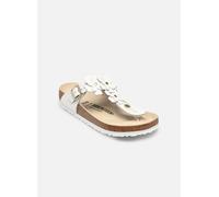 Mules et sabots Birkenstock Gizeh Flowers Embellishment - Regular pour Femme 39 Blanc