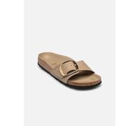 Birkenstock - Madrid Big Buckle Narrow Fit - Femme - Chaussures - Beige - Taille: 40 EU