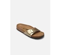 Mules et sabots Birkenstock Madrid Birko Flor - Narrow pour Femme 36 Or et bronze