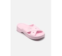 Crocs Femme Classic Womens Cross Strap Sandales, Pink Milk, 36/37 EU