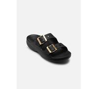 Crocs Metallic Buckle Saturday Sandales Femmes Black 36