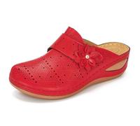 Mules et Sabots Femme à Bout Fermé Chassures de Marche Randonnée eté Mode Sandales de Plage Confort Anti-Dérapant Bout Fermé Claquettes Confortable Rome Orthopedique Sandales et Nu-pieds Femme