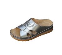 Mules et Sabots Femme Bout Ouvert Confortable Sandales Femmes Orthopédique Compensées Poisson Bouche Pantoufles Sandale Été Chaussures LéGèRes et Respirantes Sabot de Plage Chaussons Orthopédiques