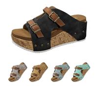 Mules Et Sabots Femme Été Grande Taille, Sandale Femme Ete Chic Et Confortable, Sandales avec Bride Claquette Plateforme Sabot De Plage Vacances Nu Pieds Bouche De Poisson Sandales