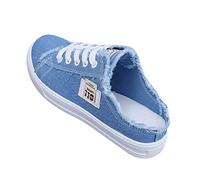 Mules et Sabots Femme Toile Dos Nu Baskets et Chaussures de Sport Mode Sabot Femme Confortable Ete Pantoufles Orthopedique Antidérapant Chaussures Confort Chic Chaussons Plates Chaussure Orthopédique