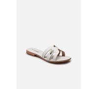 Mule femme DAMIA Blanc en cuir Blanc 39