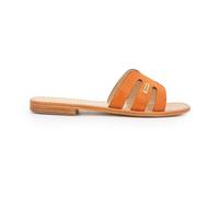 LES TROPEZIENNES PAR M. BELARBI Femme HADAMIA Chaussures Ville Mule et Sabot, Orange Serpent, 40 EU