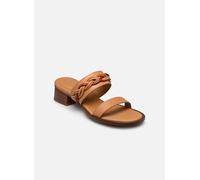 Mules et sabots See by Chloé Pompoms Sandals pour Femme 36 Marron