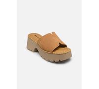 Tamaris Mule femme à talon bloc en cuir brun 38 EU