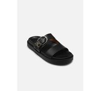 Mules et sabots Tommy Hilfiger LEATHER SPORTY MULE pour Femme 36 Noir