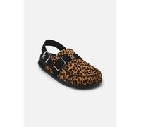 Mules et sabots Tommy Hilfiger TJW MULE LEOPARD pour 37 Marron