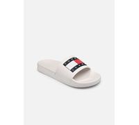 Mules et sabots Tommy Hilfiger TOMMY JEANS FLAG POOL SLD ESS pour Femme 38 Blanc