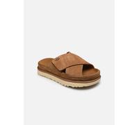 Mules et sabots UGG W GOLDENSTAR CROSS SLIDE pour Femme 40 Marron
