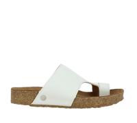 Mules Femme Bio Anka - Haflinger - Cuir Blanc - Confort et Ergonomie 38