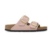 Mules femme Birkenstock Arizona Big Buckle Nubuck Leather Rose 40