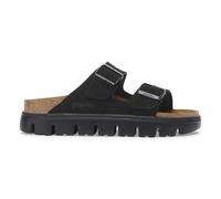 Mules femme Birkenstock Arizona Platform Suede Leather Noir 37 Étroit