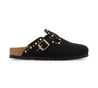 Mules femme Birkenstock Boston Rivets Noir 38 Ãtroit