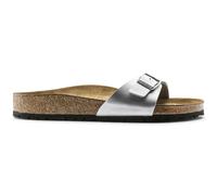 Mules femme Birkenstock Madrid Birko-Flor ArgentÃ© 37