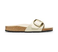 Mules femme Birkenstock Madrid Natural Patent Beige 35 Ãtroit