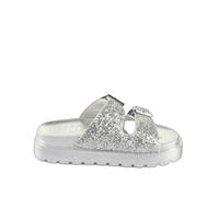 Buffalo Tongs Raya ARI Glam – Argent Femme – 100% Polyuréthane – EU37