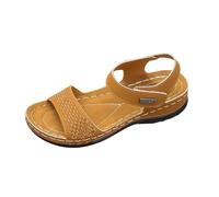 Mules Femme Compensees Sandales Été Confortable Sandales compensées pour femmes 2025 été bout ouvert bride plateforme compensées Femme Sandale (Black 43)